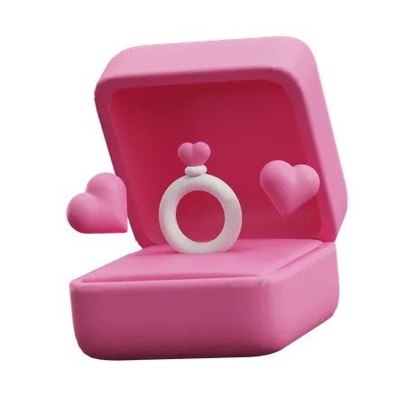 Anel de amor  3D Icon