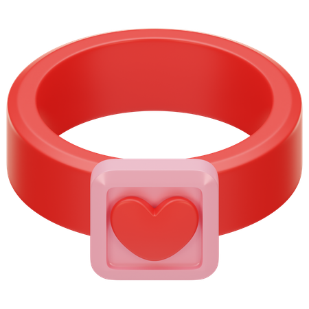 Anel de amor  3D Icon