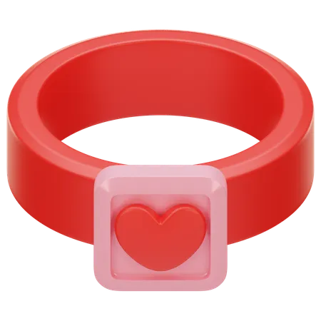 Anel de amor  3D Icon