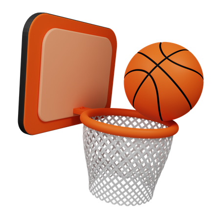 Anel de basquete  3D Icon