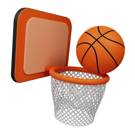 Anel de basquete  3D Icon