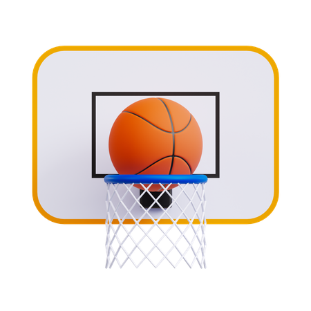 Anel de basquete  3D Icon