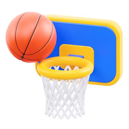 Anel de basquete  3D Icon