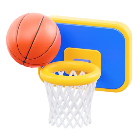 Anel de basquete  3D Icon