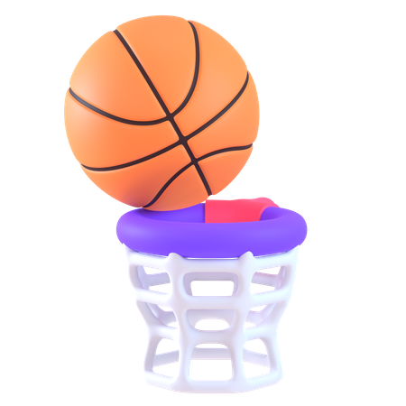 Anel de basquete  3D Icon