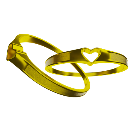 Anel de casal  3D Icon