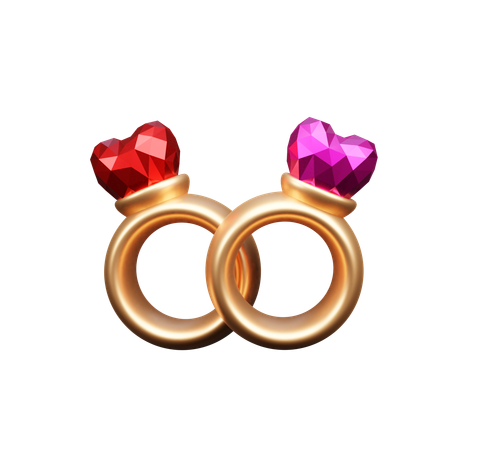 Anel de diamante  3D Icon