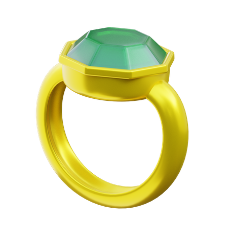 Anel de diamante  3D Icon