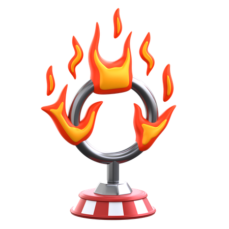 Anel de Fogo  3D Icon