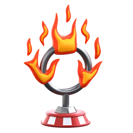 Anel de Fogo  3D Icon