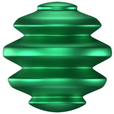 Forma abstrata de anel espiral  3D Icon