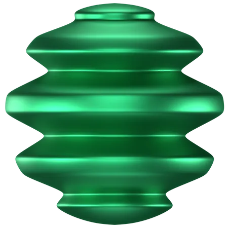 Forma abstrata de anel espiral  3D Icon