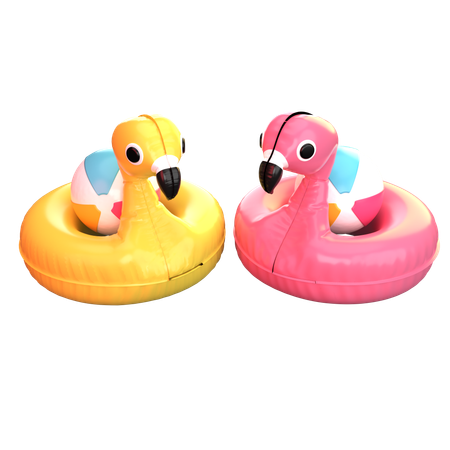 Anel flamingo  3D Icon