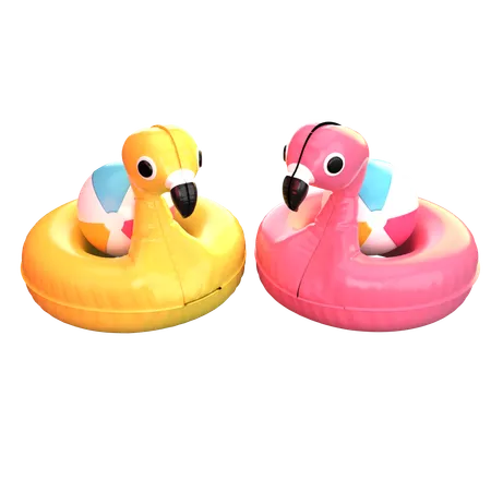 Anel flamingo  3D Icon