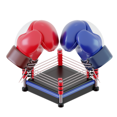 Anel de luvas de boxe  3D Icon