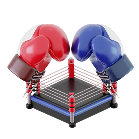 Anel de luvas de boxe  3D Icon