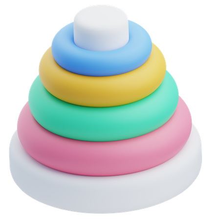 Anel pirâmide  3D Icon