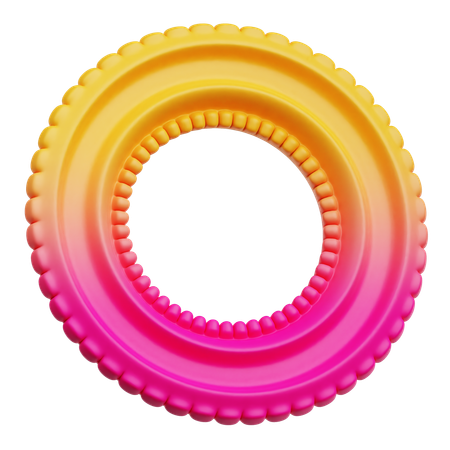 Anel abstrato  3D Icon