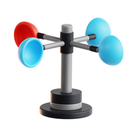 Anemometer  3D Icon