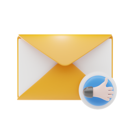 Dankes-E-Mail  3D Icon