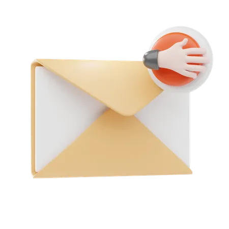 Dankes-E-Mail  3D Icon