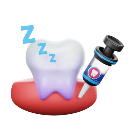 Anestesia dental  3D Icon