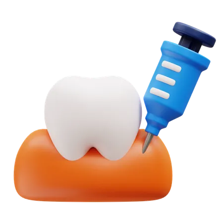 Anestesia dental  3D Icon