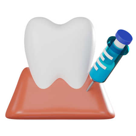 Anestesia dental  3D Icon