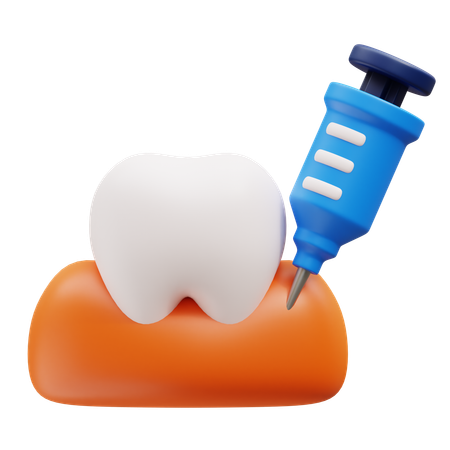 Anestesia dentária  3D Icon