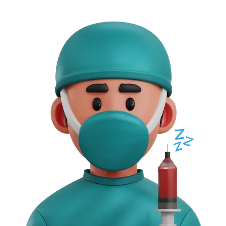 Anestesista  3D Icon