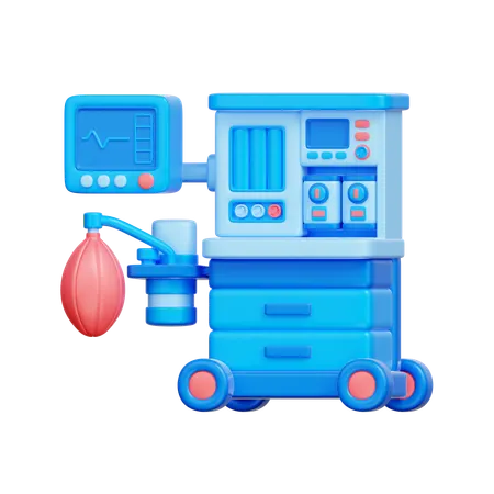 麻酔器  3D Icon