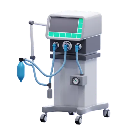 Anesthesia Machine  3D Icon