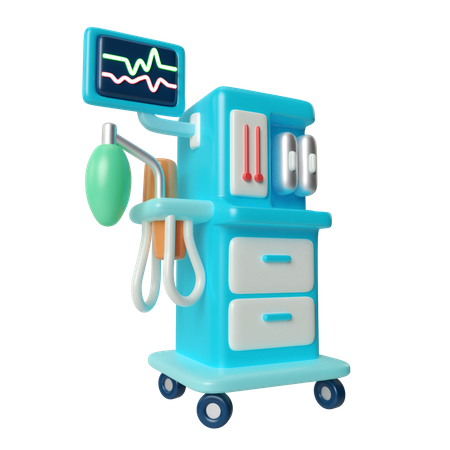 Anesthesia Machine  3D Icon