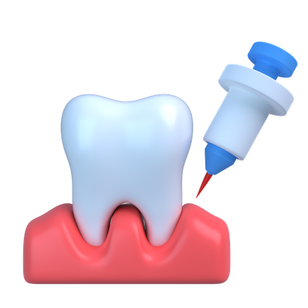 Anesthésie dentaire  3D Icon