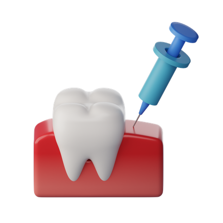 Anesthésie des dents  3D Icon