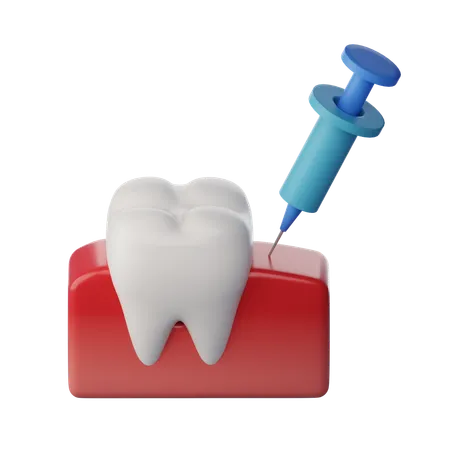 Anesthésie des dents  3D Icon