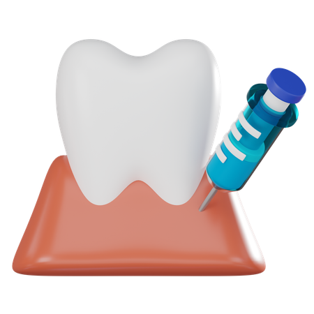 Anesthésie des dents  3D Icon