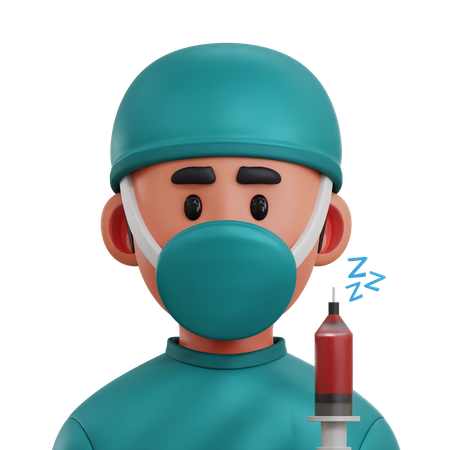 Anesthésiste  3D Icon