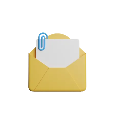 Anexar e-mail  3D Icon