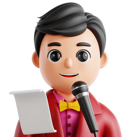 Anfitrión  3D Icon