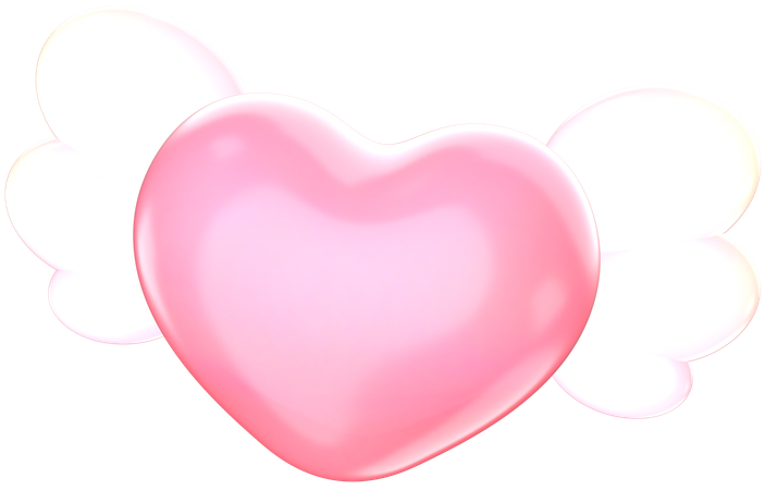 Coeur d'ange  3D Icon