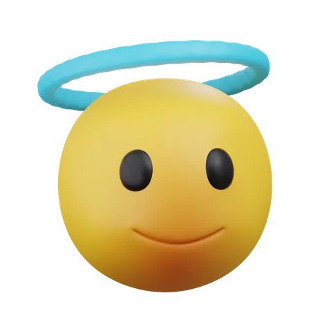 Ange emoji  3D Icon