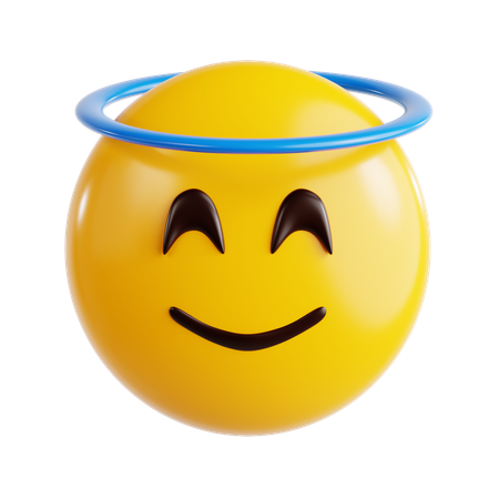 Ange emoji  3D Icon