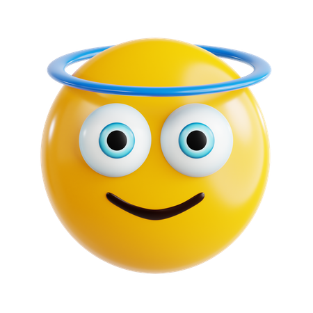 Ange emoji  3D Icon