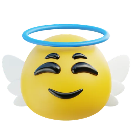 Ange emoji  3D Icon