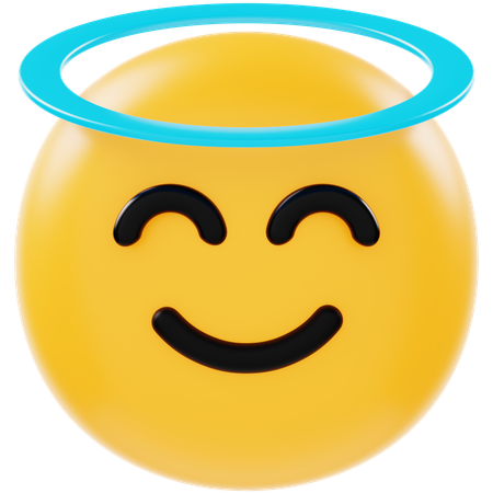 Ange emoji  3D Icon