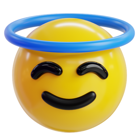 Ange emoji  3D Icon