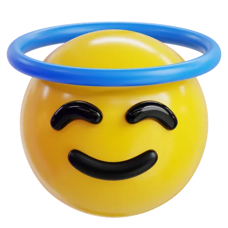 Ange emoji  3D Icon