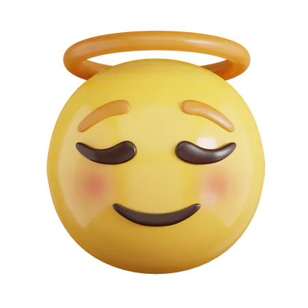 Ange emoji  3D Icon