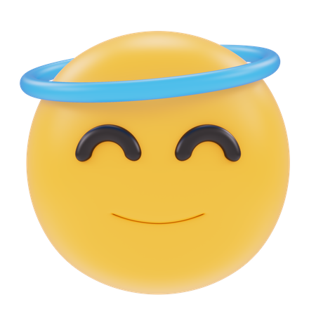 Ange emoji  3D Icon